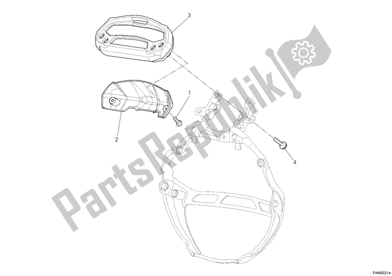 Todas las partes para Metro de Ducati Monster 659 Australia 2012